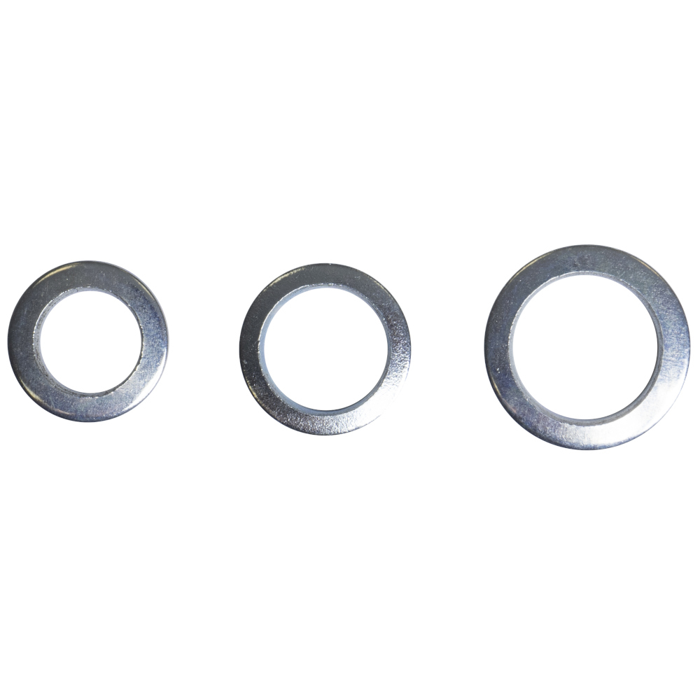 FISHBULL T&uuml;runterlegscheiben-Set 12 St&uuml;ck vermessingt