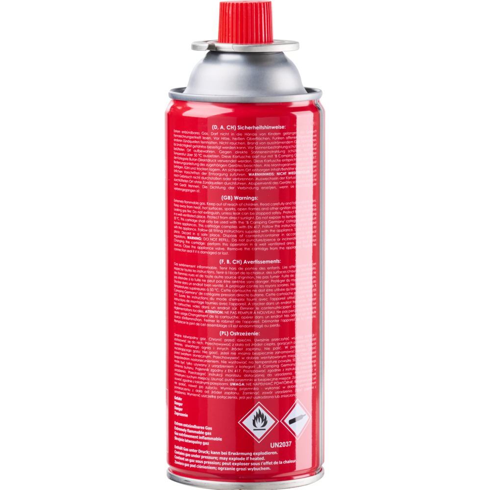 GERMANIA&reg; Butan-Gaskartusche 227 g mit Bajonettverschluss image number 1