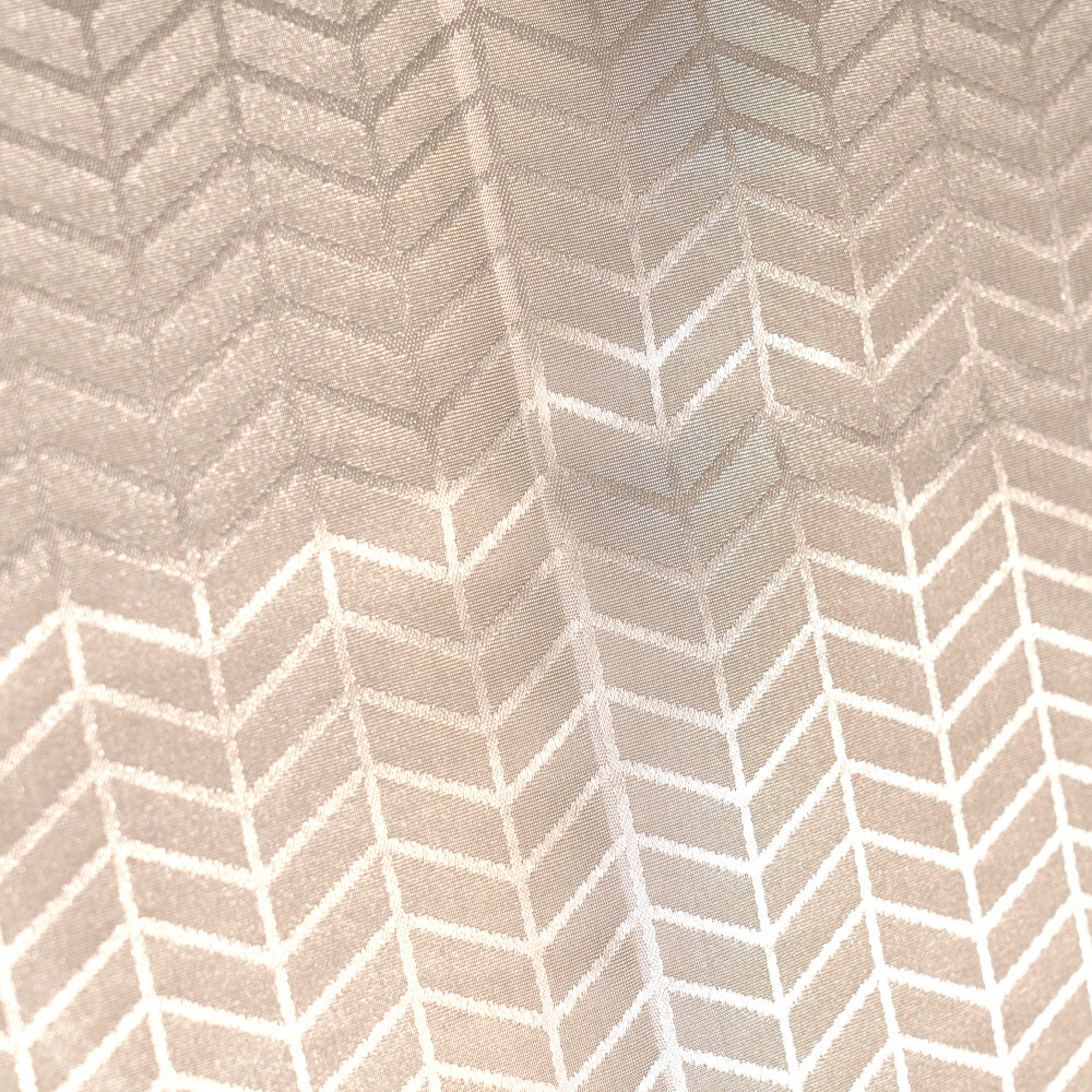 Duschvorhang in Taupe 180x180 cm aus Polyester