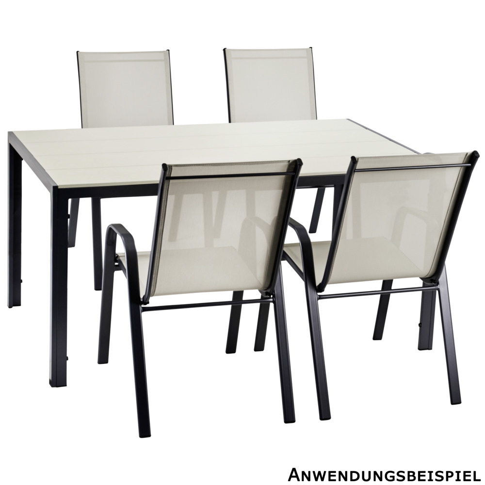 Gartentisch Nonwood 150 x 90 cm mit Aluminiumgestell image number 2