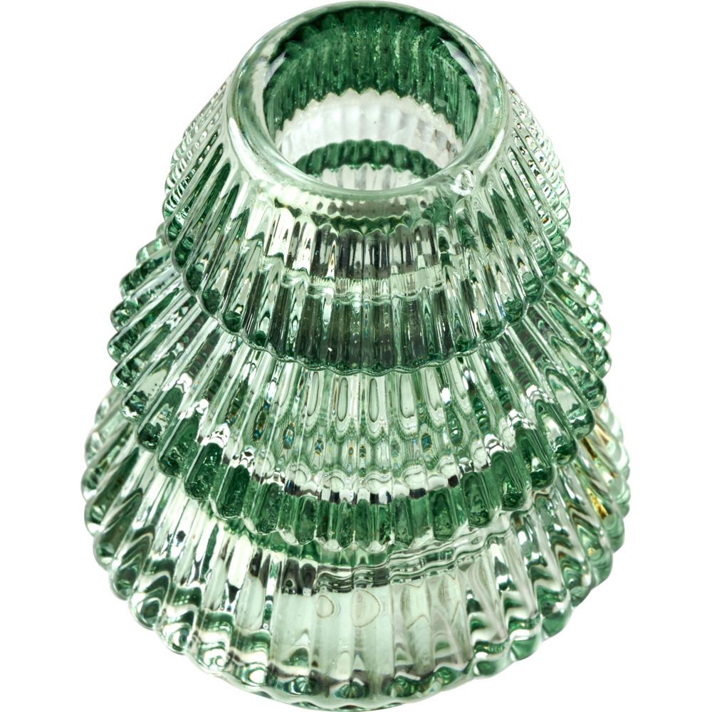 Kerzenhalter f&uuml;r Spitzkerzen aus Glas, 3-fach sortiert image number 4