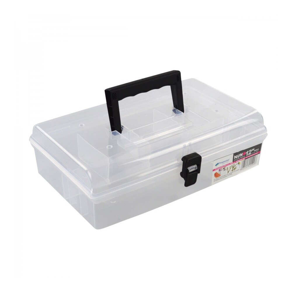 Sortimentskasten mit 5 F&auml;chern aus Kunststoff Kleinteilemagazin Kleinteilebox