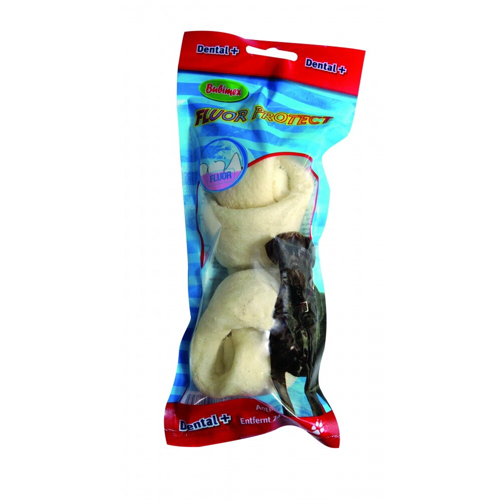 Bubimex Kauknochen 16 cm aus Rinderhaut mit Fluor