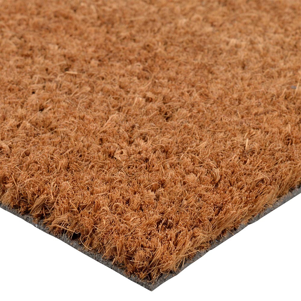 Fu&szlig;matte aus Kokos 80 x 50 cm mit PVC R&uuml;cken