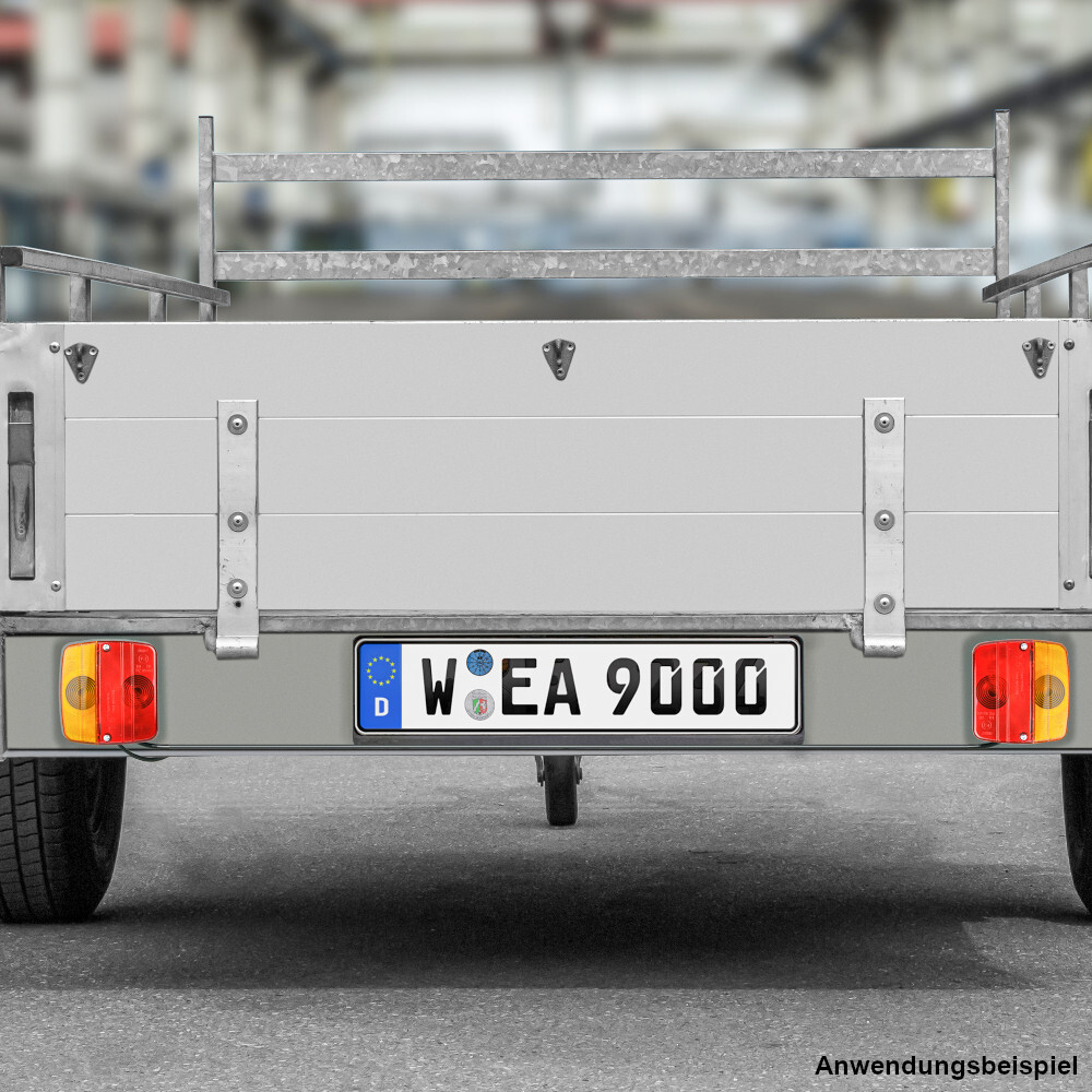 PKW Anh&auml;nger Beleuchtung mit Magneten Stecker 7-polig R&uuml;cklichter R&uuml;ckleuchten Set image number 3