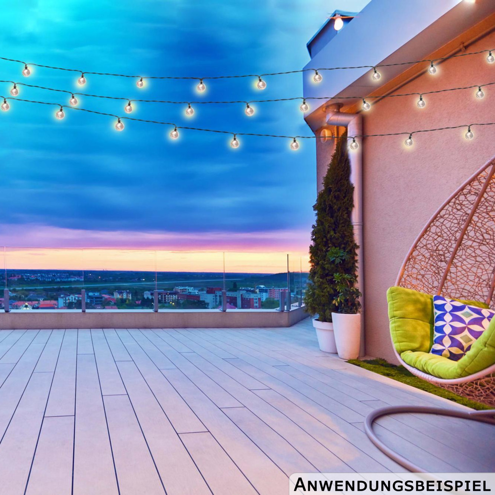 Grundig Solar Lichterkette 15m 100 LEDs warmwei&szlig; image number 7