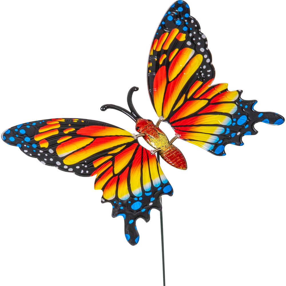 Gartenstecker 60 cm mit Schmetterling Farbauswahl image number 2