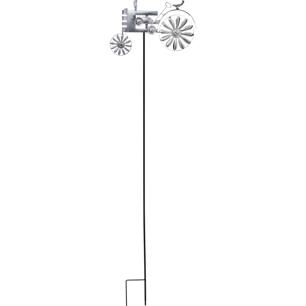 Gartenstecker Windrad 130 cm mit Fahrzeugmotiv und Erdspie&szlig; image number 3