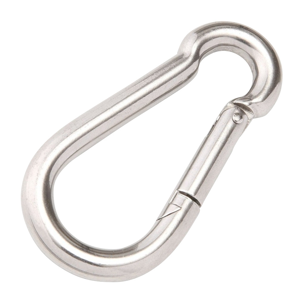 Karabiner 4 x 40 mm verzinkt, 2 St&uuml;ck, Belastbarkeit 10 kg image number 1