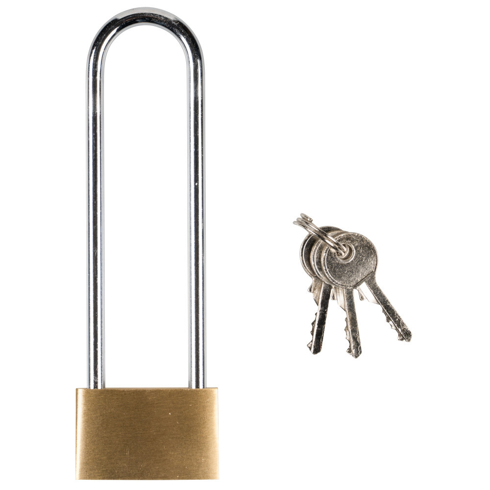 Messing-Vorh&auml;ngeschloss