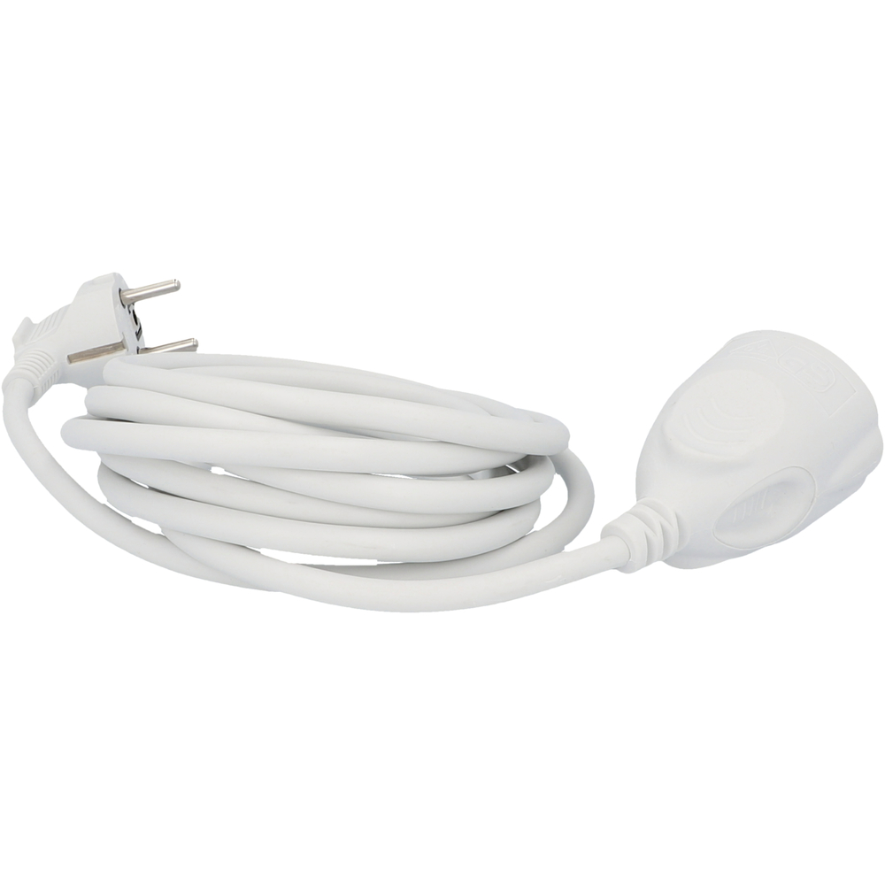 Verl&auml;ngerungskabel Schutzkontakt 3 m wei&szlig; innen image number 1