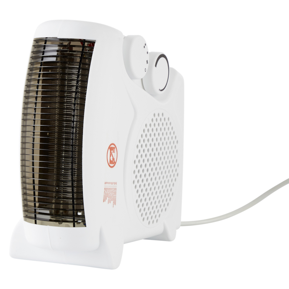 Heizl&uuml;fter elektrisch mit drei Leistungsstufen in Wei&szlig;