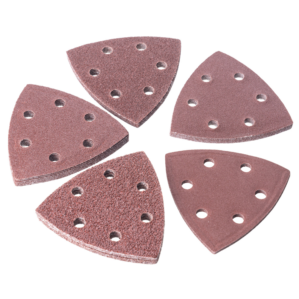 Schleifpapier-Set Delta 30-teilig 90 mm von K40-180 f&uuml;r Deltaschleifer