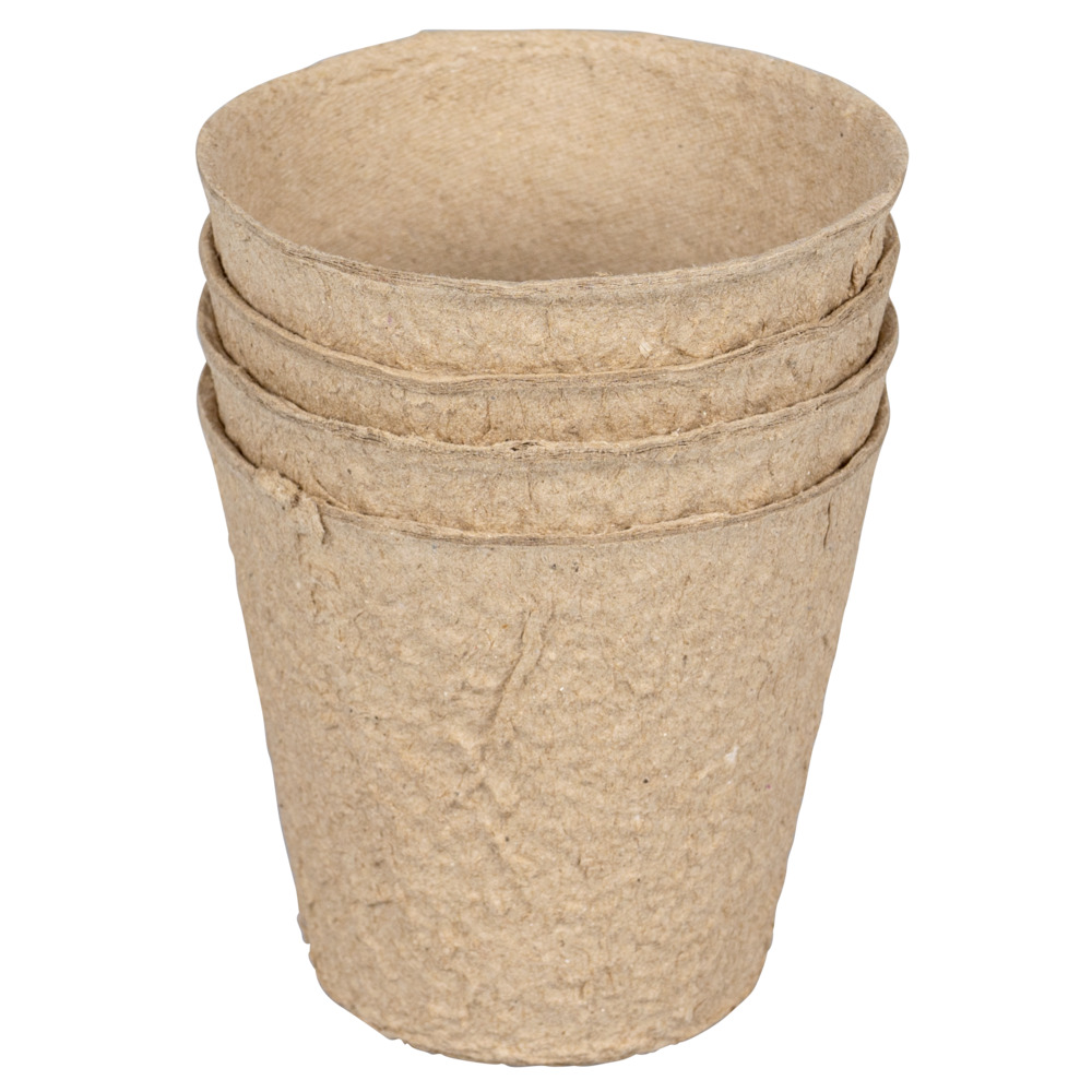 Anzuchtt&ouml;pfe 8 x 8 cm rund, 16 St&uuml;ck, Papier image number 1