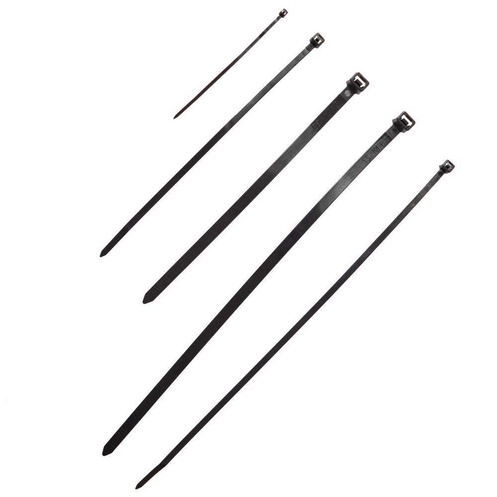 Kabelbinder-Set aus Kunststoff 250-teilig in verschiedenen Farben