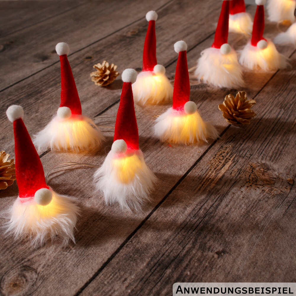 LED-Lichterkette Weihnachtsdekor 10 LEDs - Designauswahl image number 7