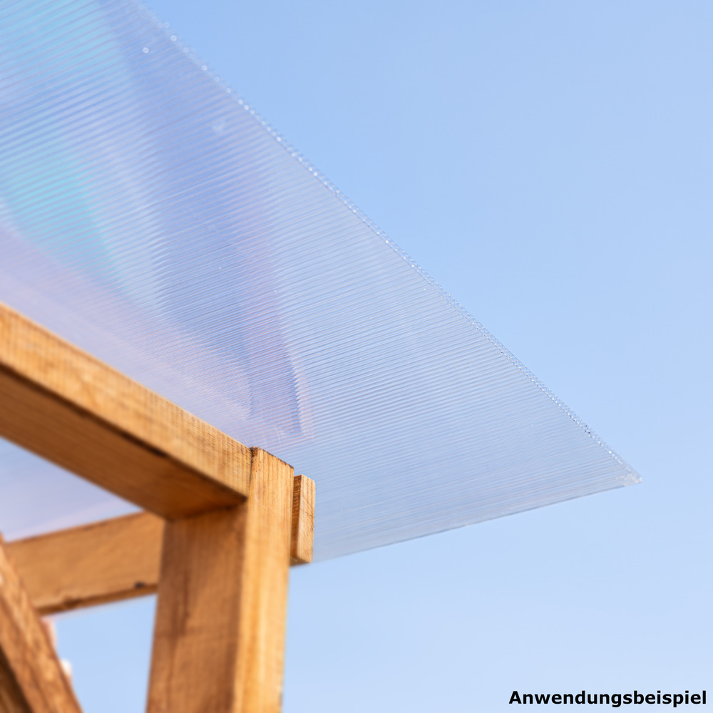 PC Hohlkammerplatte klar 2000 x 980 x 6 mm image number 1