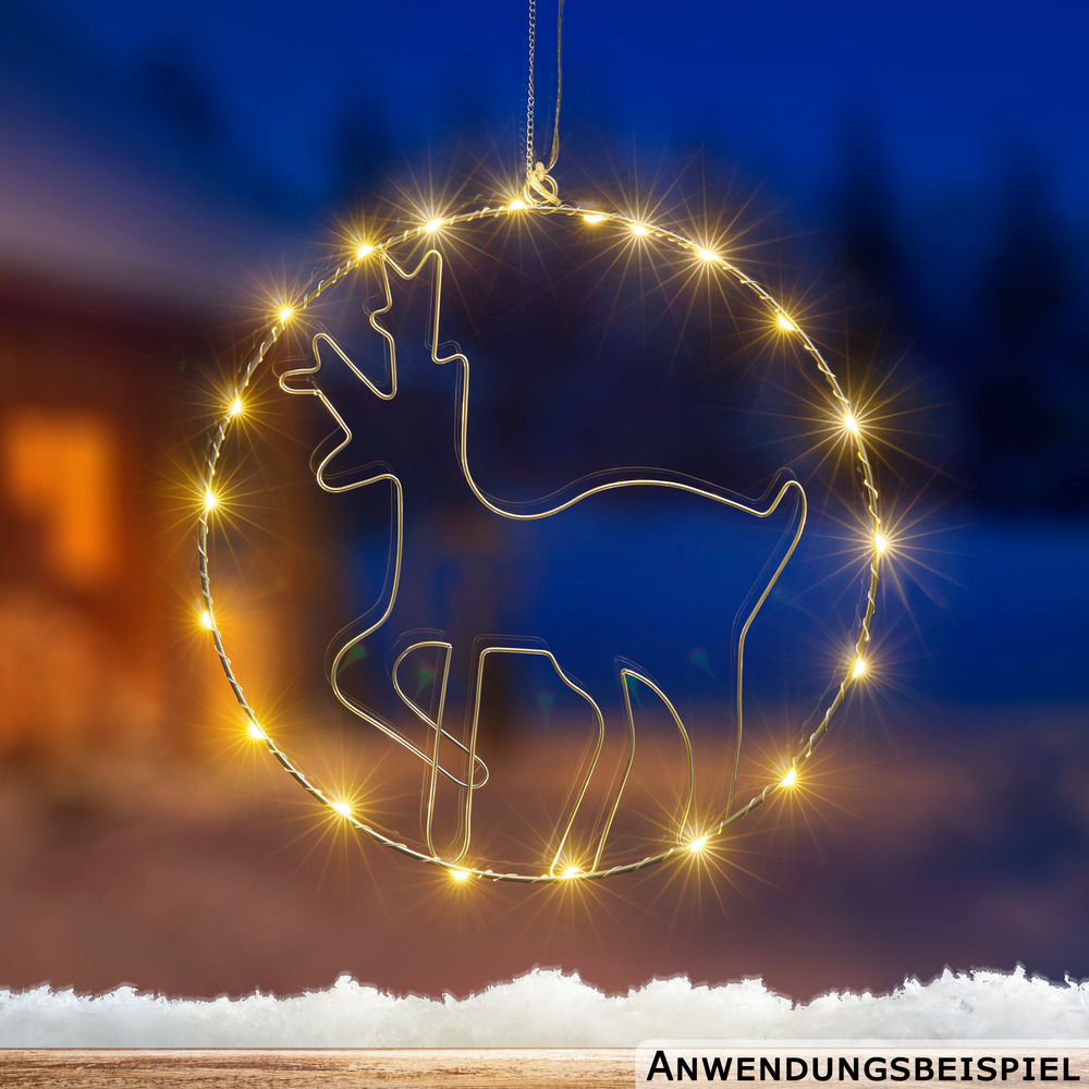 LED-Deko-Ring Rentier