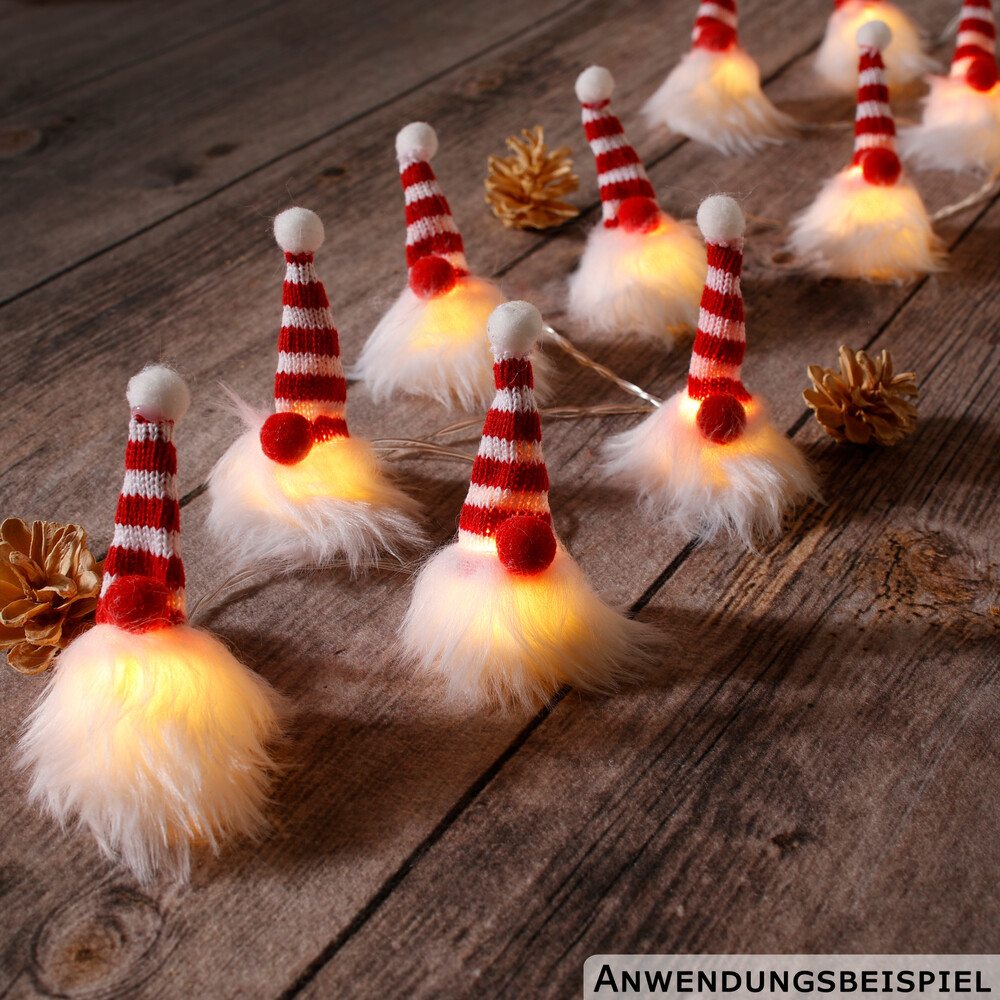 LED-Lichterkette Weihnachtsdekor 10 LEDs - Designauswahl image number 8