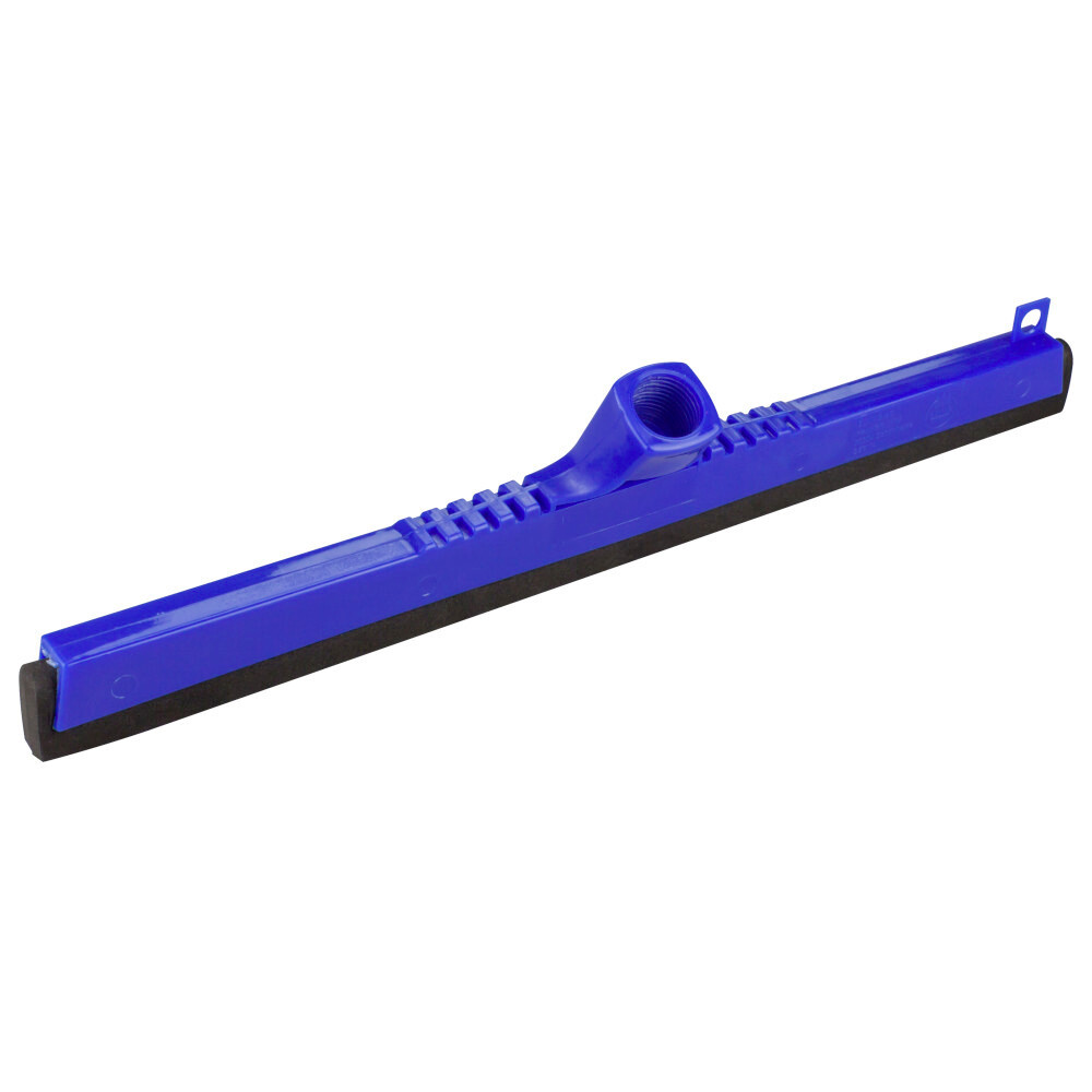 Wasserschieber 43 cm blau mit Moosgummilippe und Gewinde