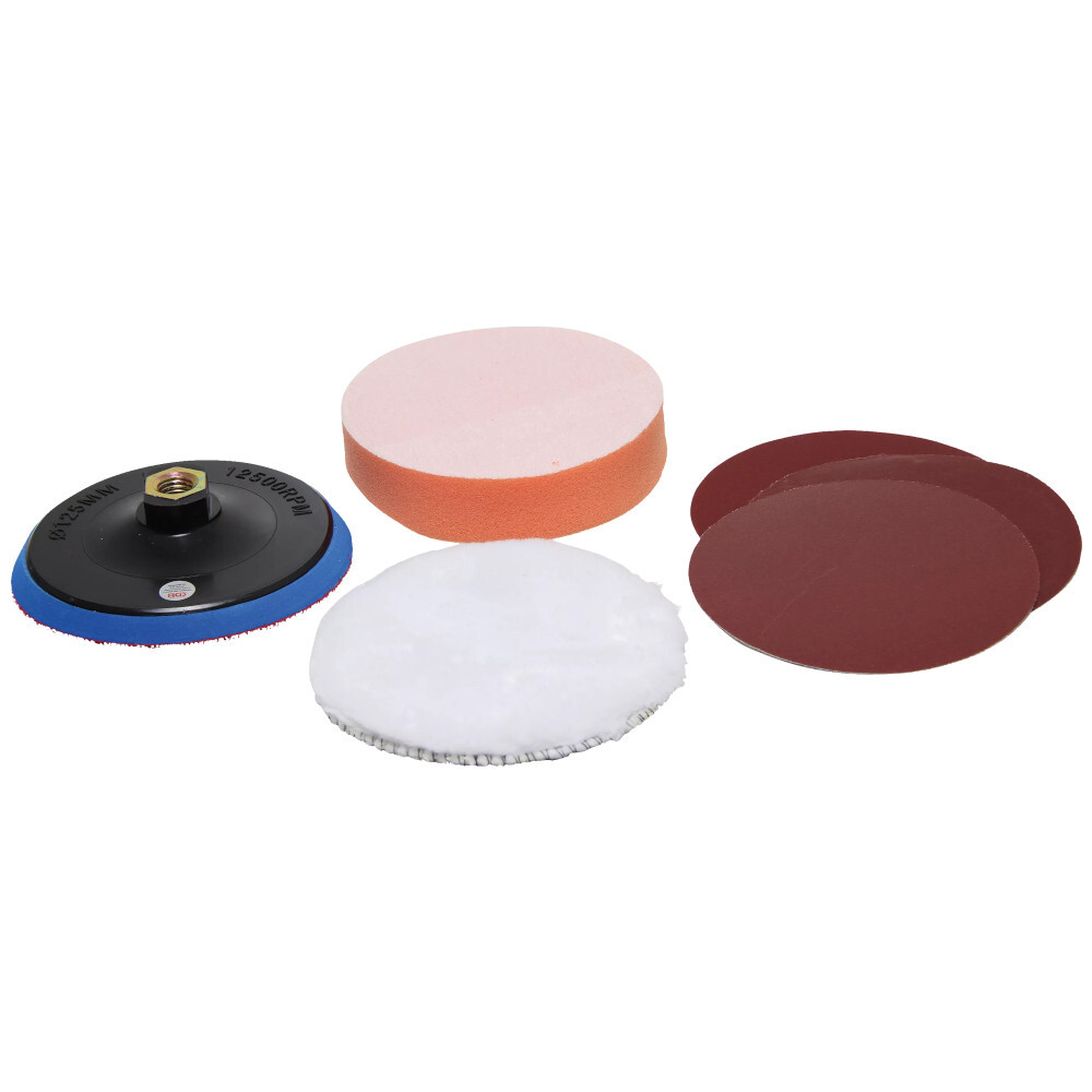 Schleif- und Polierscheibensatz &Oslash; 125 mm