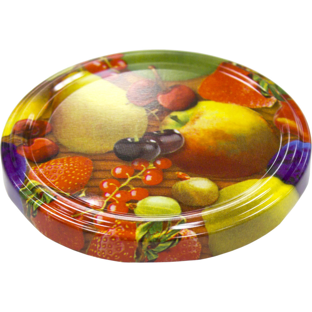 Ersatzdeckel f&uuml;r Sturzglas 3 St&uuml;ck mit Obstdekor