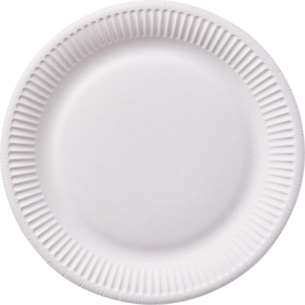 Pappteller wei&szlig;, &Oslash; 23 cm, 20 St&uuml;ck image number 2