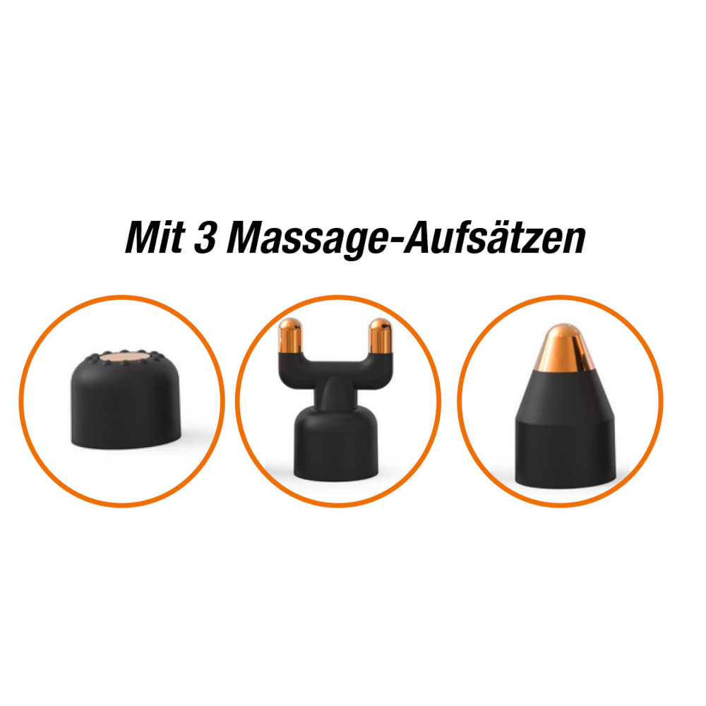 Massage Gun 4,5 W 3 Aufs&auml;tze - B-Ware image number 4