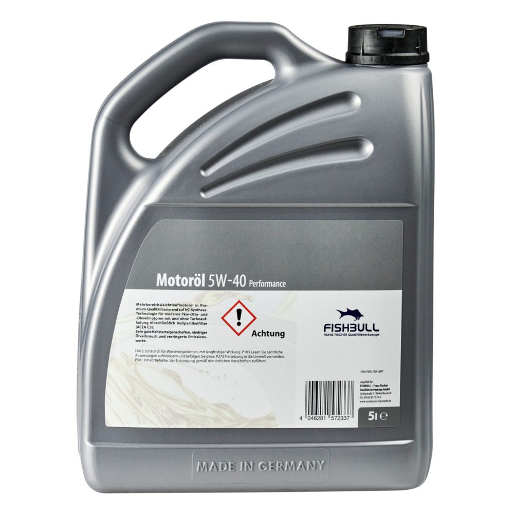 FISHBULL Motoren&ouml;l 5W-40 Performance 5 Liter image number 2