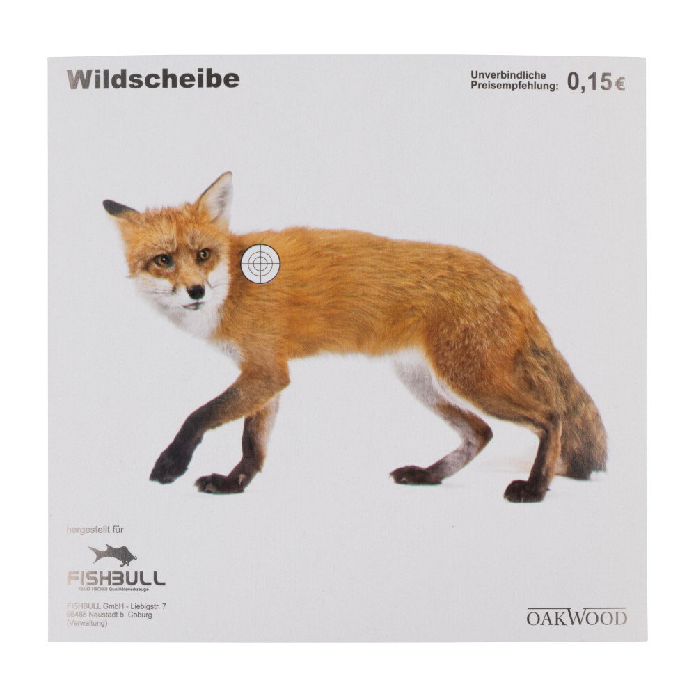 Kugelfang-Zielscheiben 14 x 14 cm Tiermotive 50 St&uuml;ck