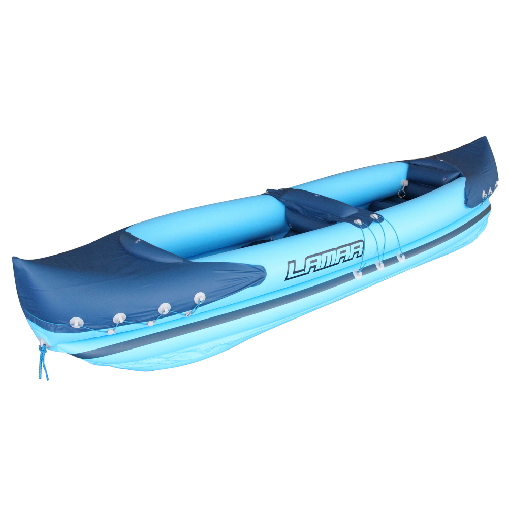 Kajak aufblasbar aus PVC mit Zubeh&ouml;r und Reparaturflicken image number 1