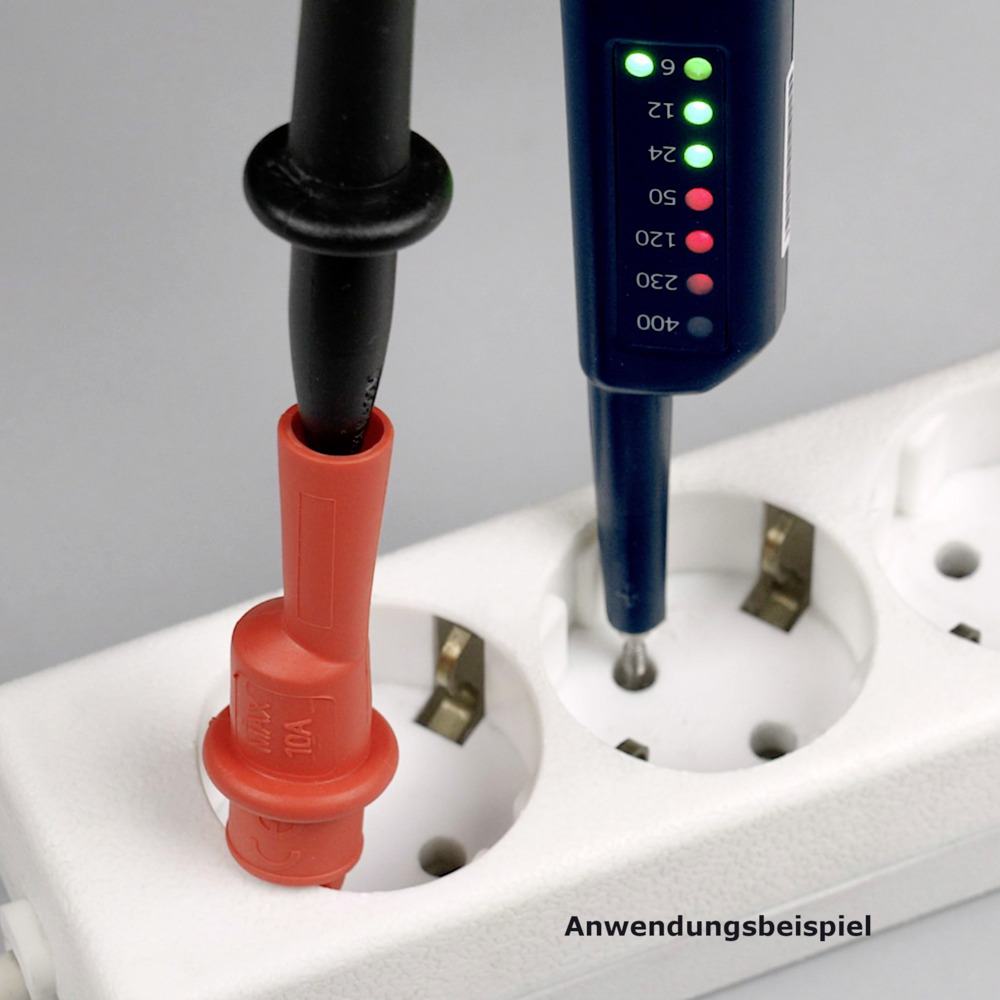 Spannungspr&uuml;fer 2-polig 6-400 V image number 2