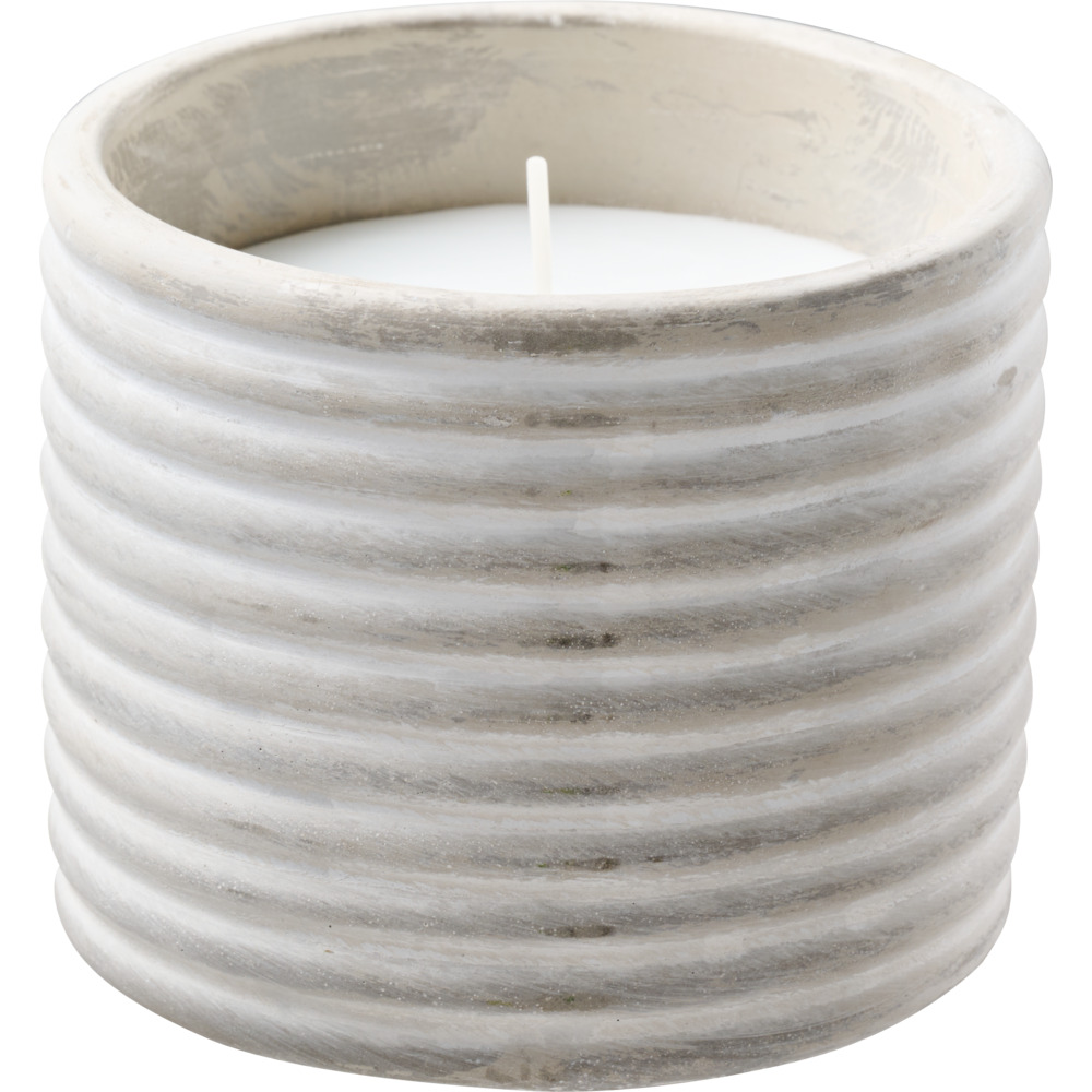 Citronellakerze &Oslash;12x10 cm im Betontopf image number 1