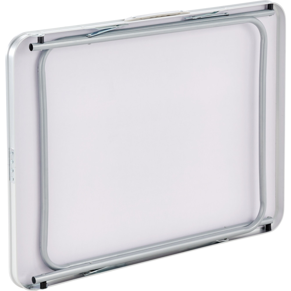 Campingtisch klappbar in wei&szlig; mit Gestell und MDF Platte image number 1