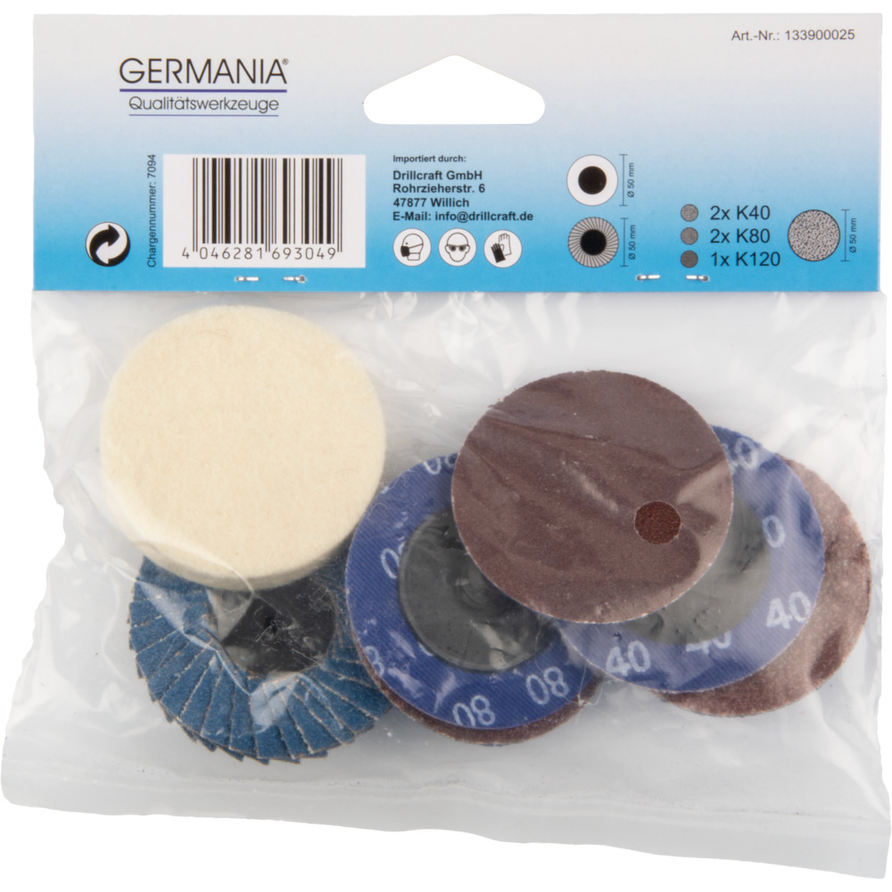 GERMANIA&reg; Schleif- und Polierscheiben-Set 7-teilig 50mm image number 2