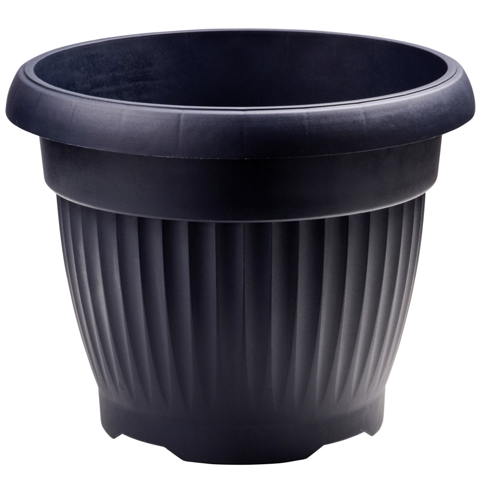 Prosperplast Pflanztopf Terra rund 40 cm anthrazit