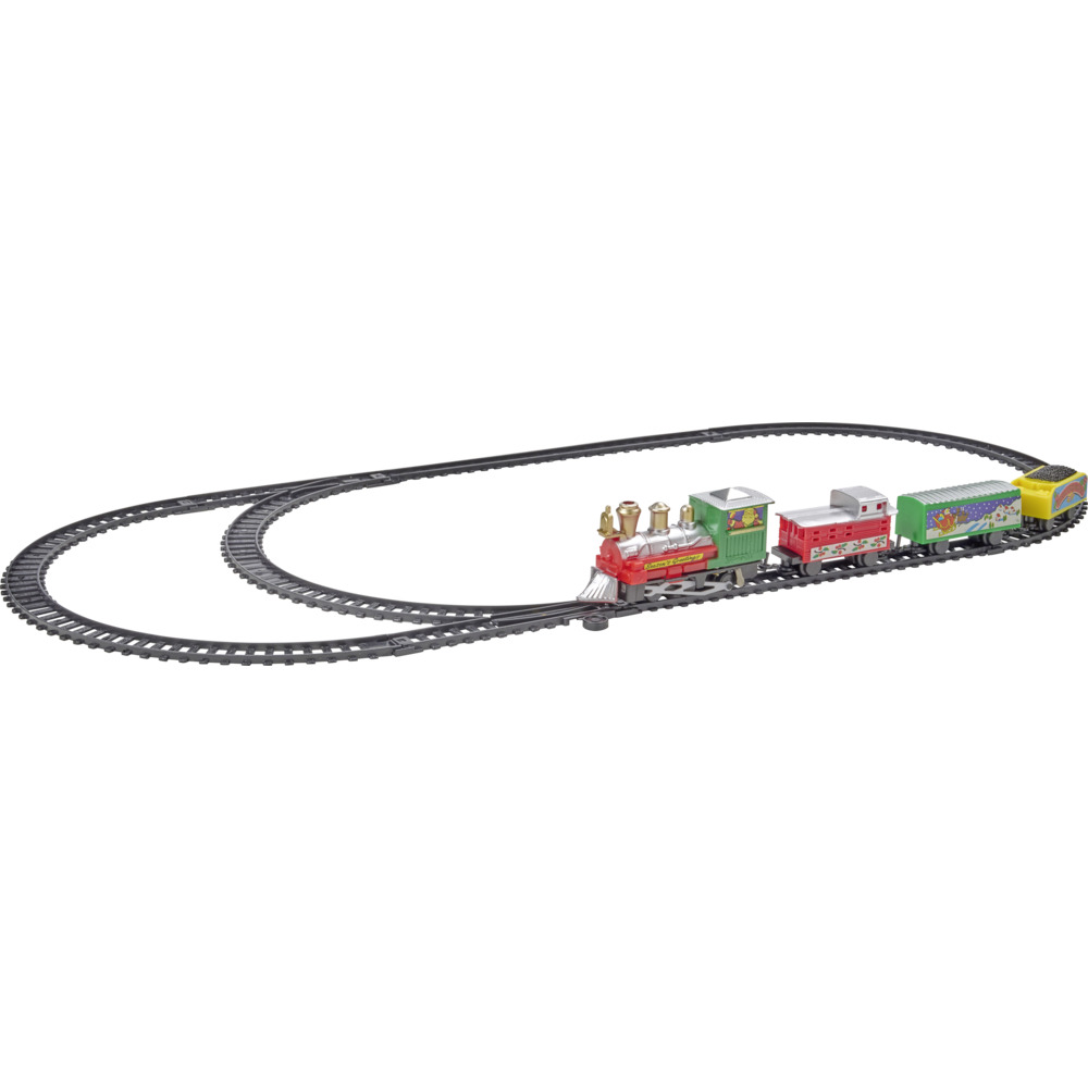 Weihnachtseisenbahn 9-teilig batteriebetrieben image number 1