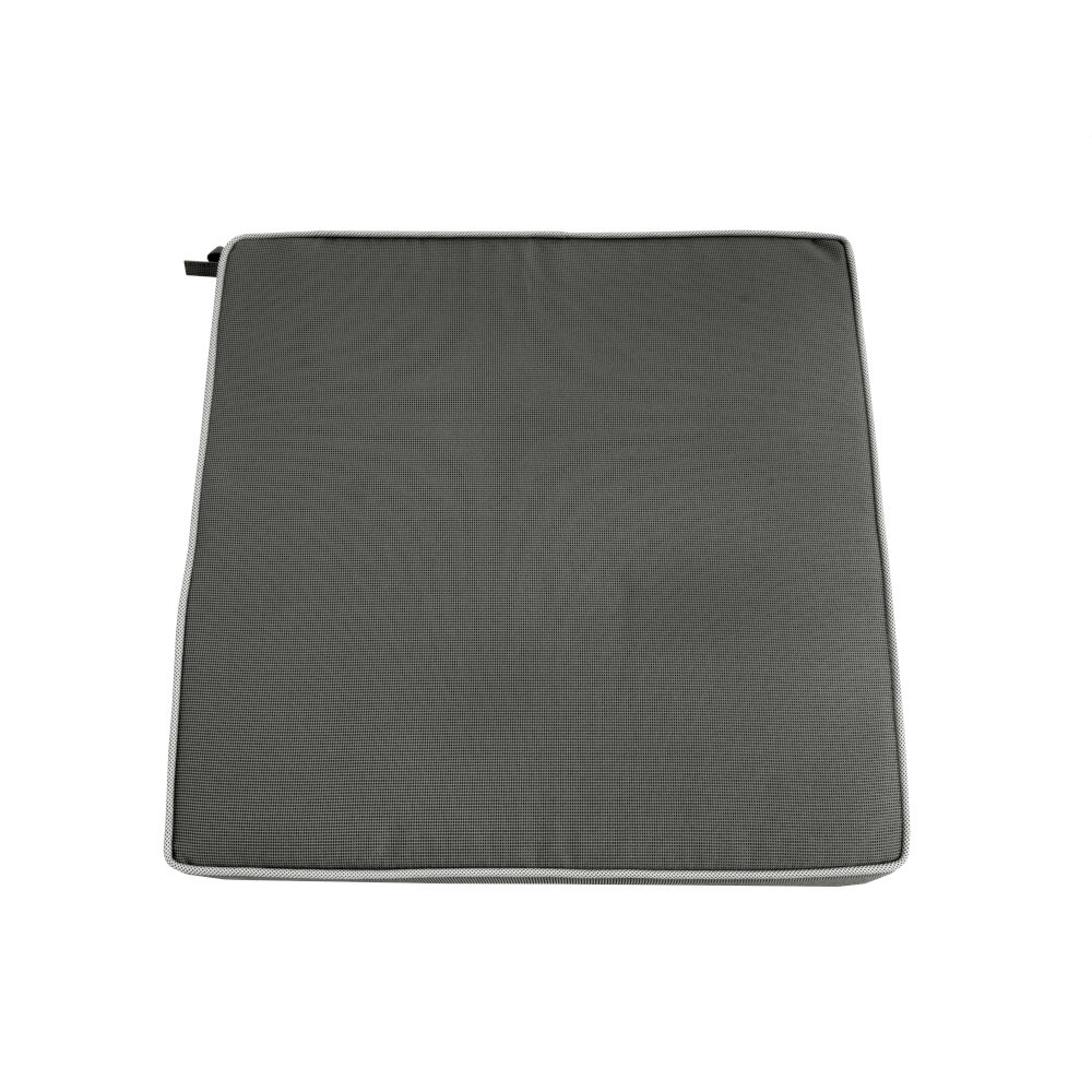 Sitzkissen garngef&auml;rbt 40 x 40 x 4 cm, in Anthrazit