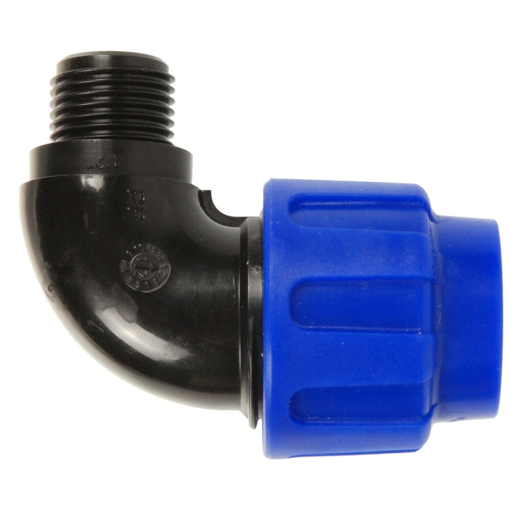 &Uuml;bergangswinkel 90&deg; 25 mm 3/4" AG