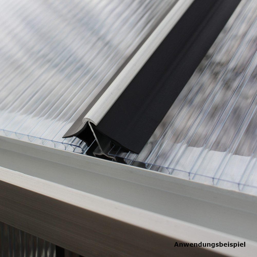 Vitavia Windsicherung 200 x 15 cm f&uuml;r Hohlkammerplatten 4 mm image number 2