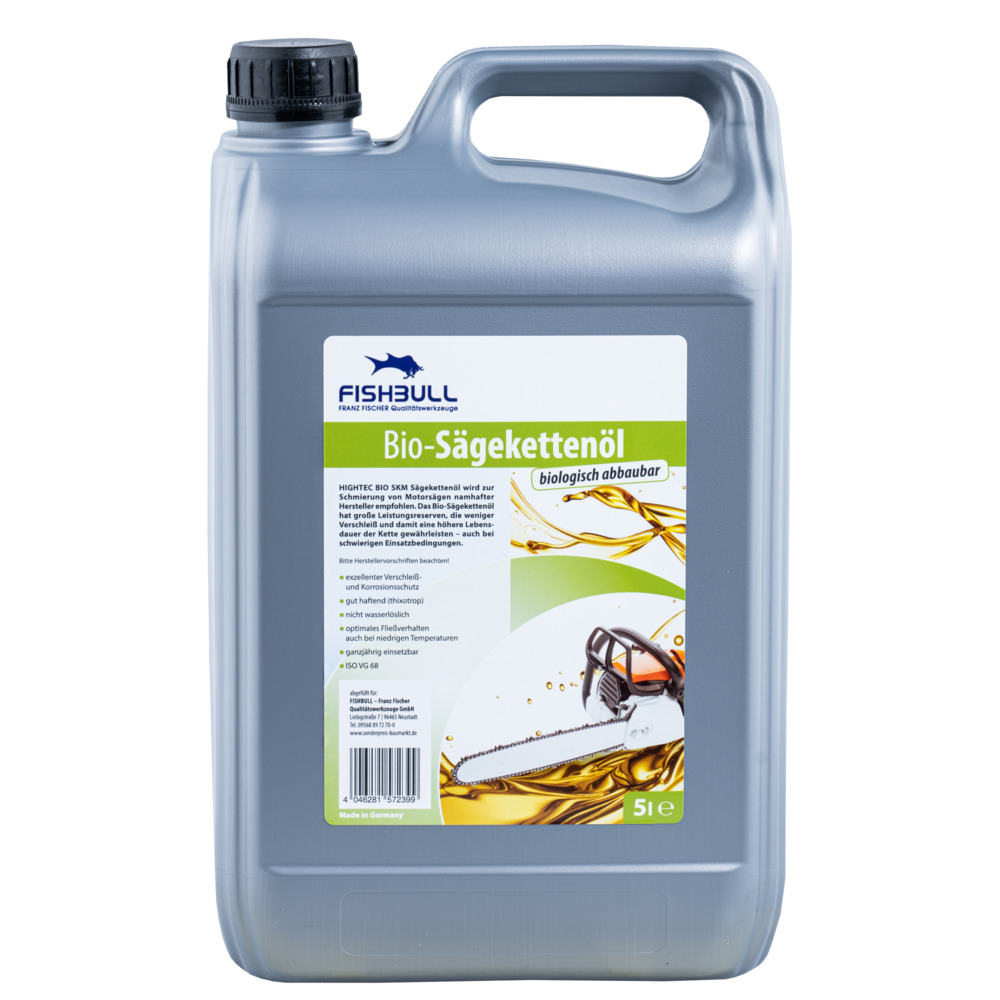 FISHBULL Bio-S&auml;geketten&ouml;l im 5 Liter Kanister