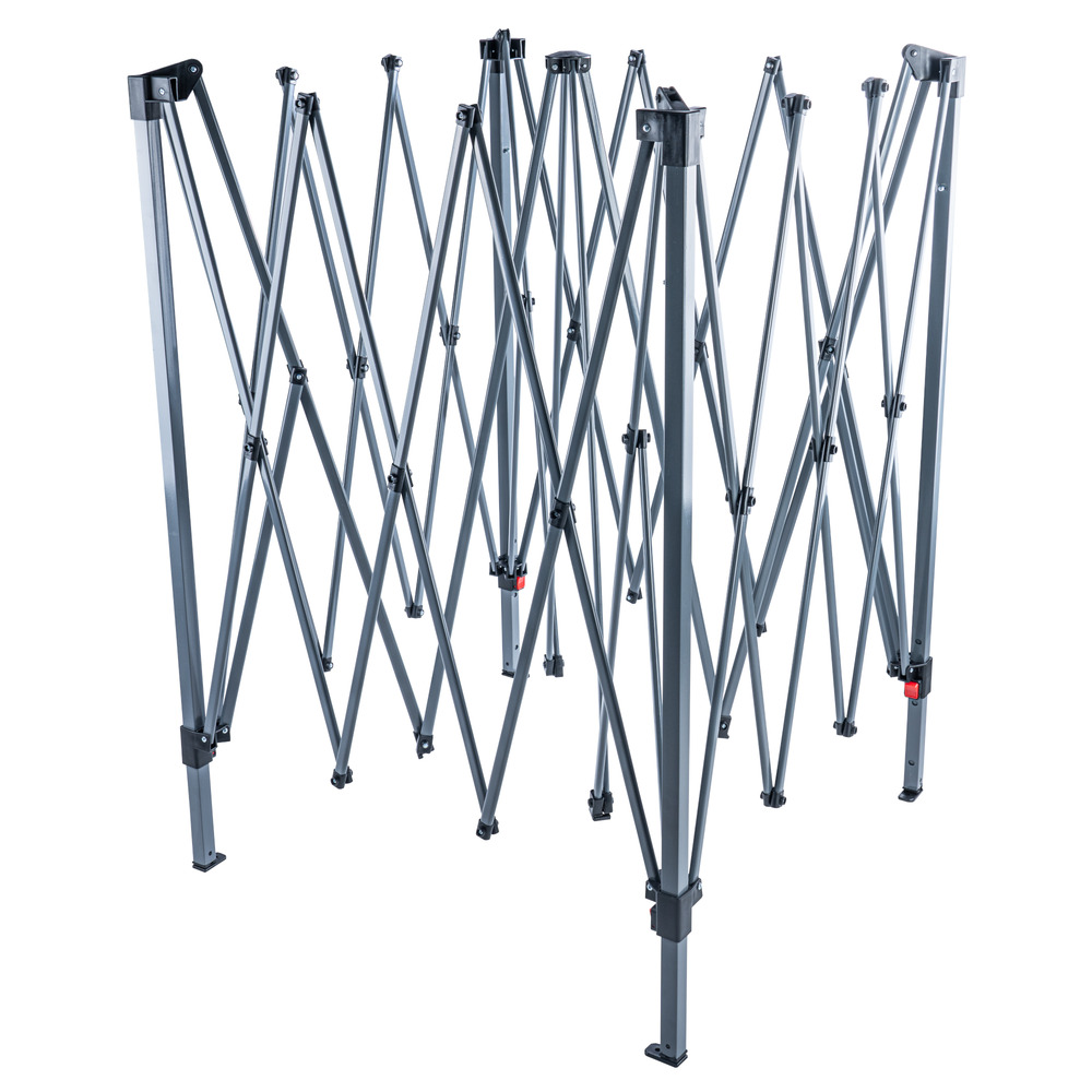 Faltpavillon 3x3m anthrazit mit Metallgestell image number 1