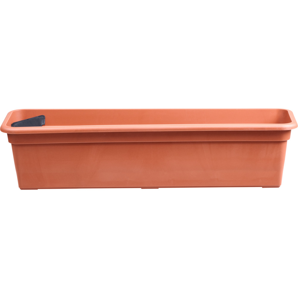 Balkonkasten 59 cm mit Bew&auml;sserungseinsatz in terracotta image number 1