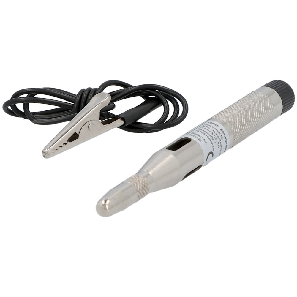 KFZ-Strompr&uuml;fer 12V mit Glassockelsicherung und Krokodilsklemme