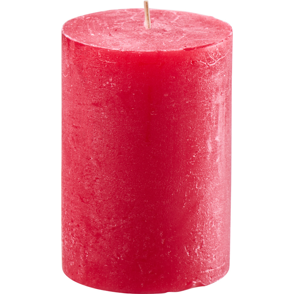 M&uuml;ller Polar Stumpenkerze 100 x &Oslash; 68 mm rot