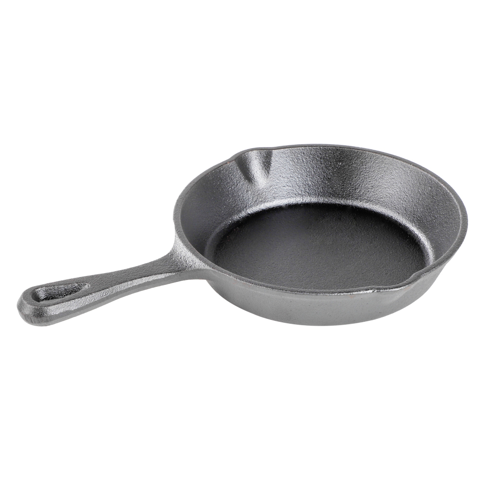 Servierpfanne aus Gusseisen mit Griff