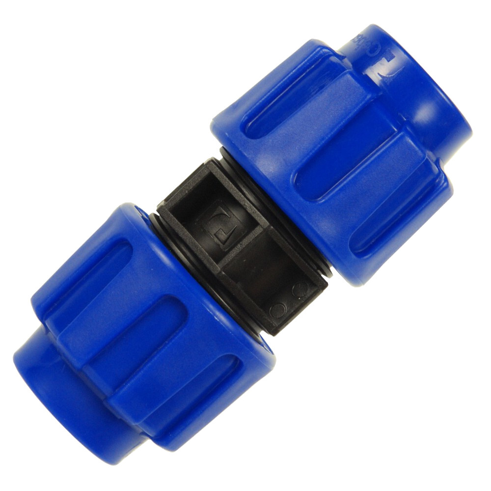 Verbindungsst&uuml;ck 2 x &Oslash; 25 mm f&uuml;r HDPE-Rohre