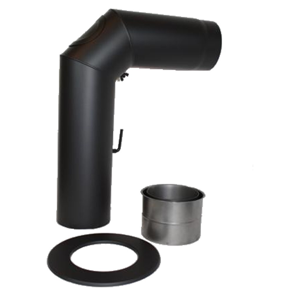 Winkelrohr-Set &Oslash; 150 mm senotherm lackiert