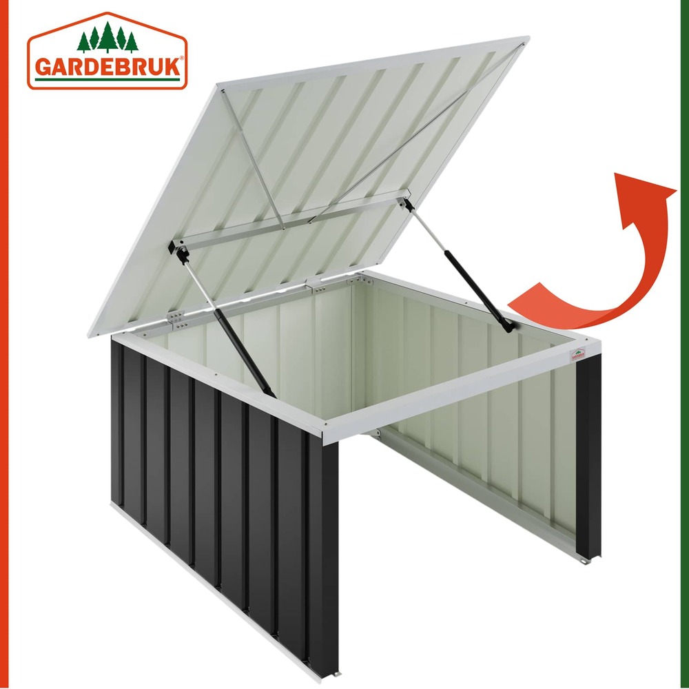 M&auml;hroboter Garage 89 x 90 x 54 cm Anthrazit image number 1