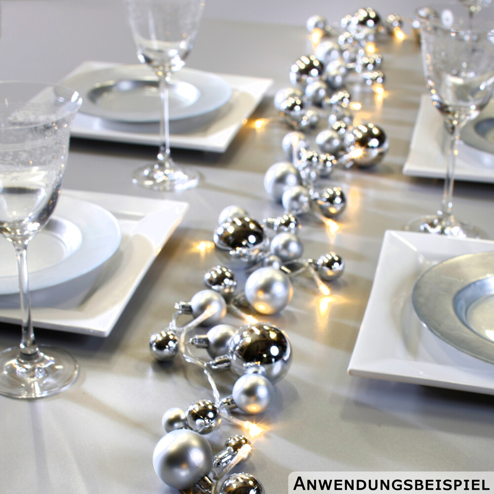 LED-Kugel-Lichterkette mit 20 LEDs - 3-fach sortiert image number 5